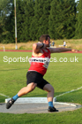 Shot putt, 2021 North East Grand Prix 5, Monkton, Wednesday, July 21st. Photo: David T. Hewitson/Sports for All Pics